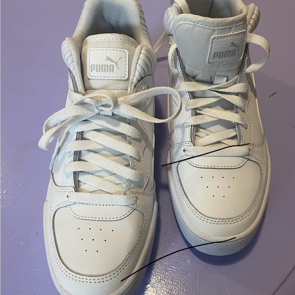 pumas white soft foam women’s sneakers in 9 - Picture 11 of 11